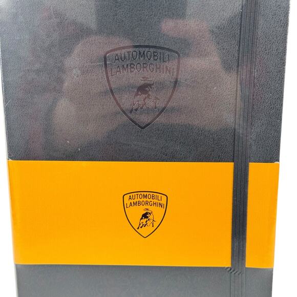 Lamborghini Moleskine Embossed Notebook Diary Sealed 240 Pages - Picture 2 of 7